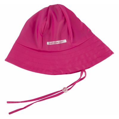 Drop Rainhat, Dk Pink, 6-8y,  Swedemount
