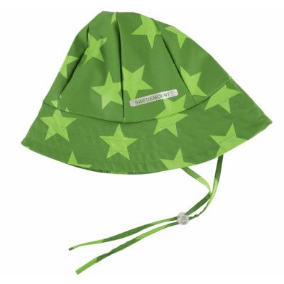 Drop Rainhat, Lt Green/Dk Green, 6-8y,  Swedemount