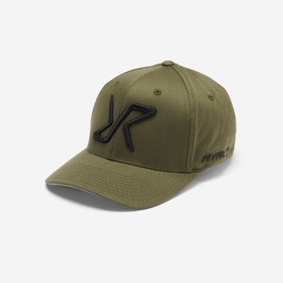 Fat Logo Flexfit Cap Unisex Dark Olive, Storlek:S-M - Accessoarer>Mössor&Kepsar