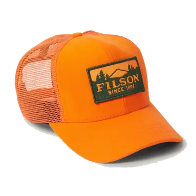 Filson Logger Mesh Cap Blaze Orange