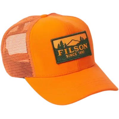 Filson Logger Mesh Cap Blaze Orange