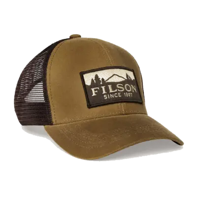Filson Logger Mesh Cap Dark Tan
