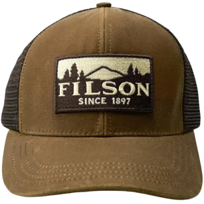 Filson Logger Mesh Cap Dark Tan