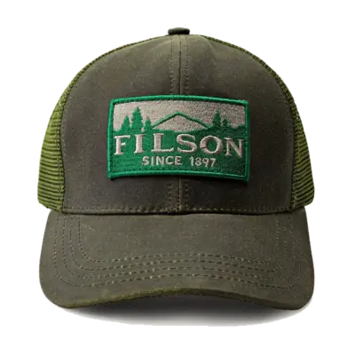 Filson Logger Mesh Cap Otter Green