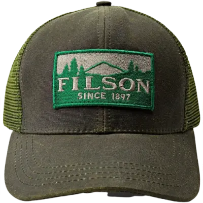 Filson Logger Mesh Cap Otter Green