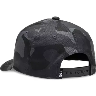 Fox Youth Camo 110 Snapback Hat Black Camo