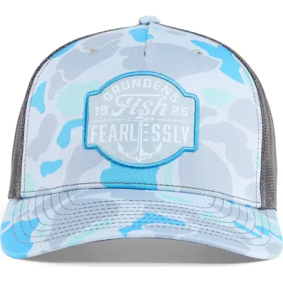 Grundéns Fish Fearlessly Trucker Salt Camo
