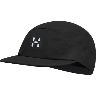 Haglöfs Brand Five Panel Cap True Black Solid