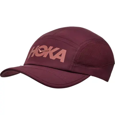 Hoka Run Hat Black Cherry