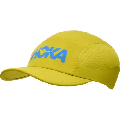 Hoka Run Hat Pea Green