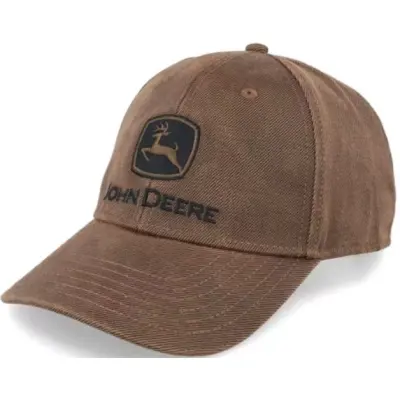 John Deere Oilskin With Tm Cap Brown