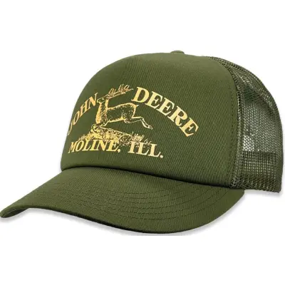 John Deere Vintage Jd Tm Print Dark Green