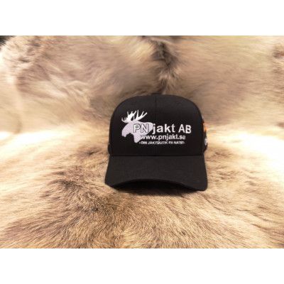 Keps Team PN Jakt Svart med böjd skärm NY MODELL