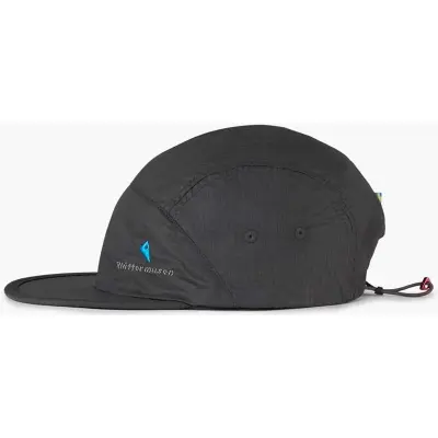 Klättermusen Ansur Five Panel Cap U's Raven Black Raven Black