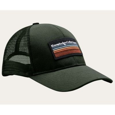 KnowledgeCotton Apparel Badge Twill TruckerCap Forrest Night