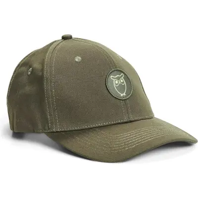 KnowledgeCotton Apparel Twill Baseball Cap Forrest Night Forrest Night L/XL