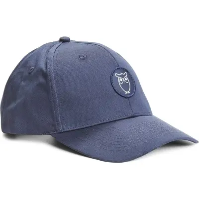 KnowledgeCotton Apparel Twill Baseball Cap Total Eclipse