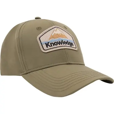 KnowledgeCotton Apparel Vent 200 Canvas Classic Cap GOTS Burned Olive Burned Olive