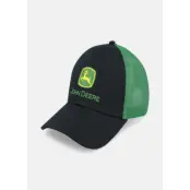 Logo Mesh Back Cap Green/Black, Green/Black, One Size, Hattar