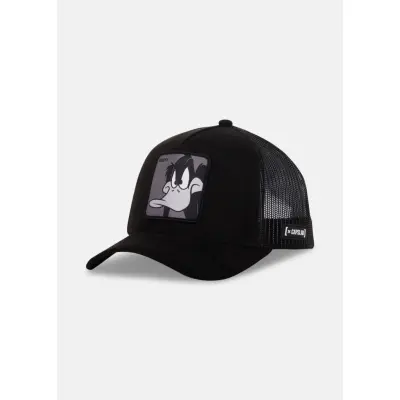 Looney Tunes Daffy Duck Black, Black, One Size,  Hattar
