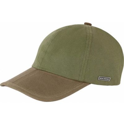 Sealskinz Marham Waterproof Waxed Canvas Foldable Cap Olive/Brown