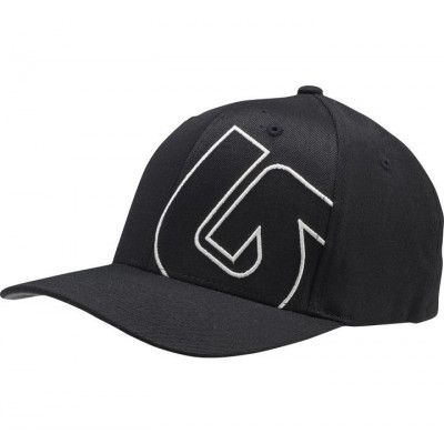 Mb Sldstyl Flexfit True Black, True Black, Onesize,  Burton