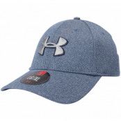 Men's Heather Blitzing Cap, Blackout Navy, M/L,  Under Armour