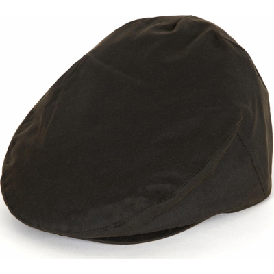 Barbour Men's Wax Flat Cap Olive