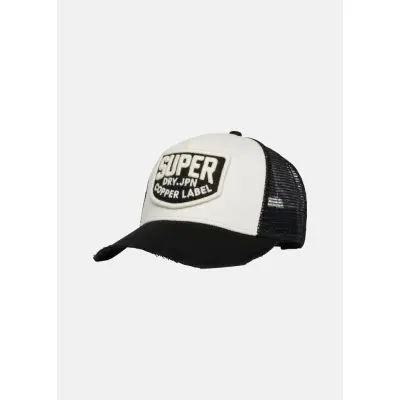 Mesh Trucker Cap, Black, Onesize,  Hattar