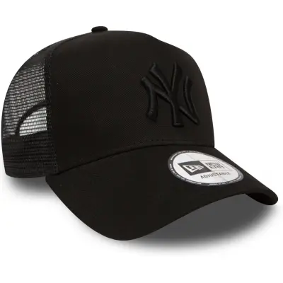 New Era Men's Clean Trucker New York Yankees Black/Black