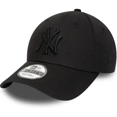 New Era Men's Mlb League Ess 940 New York Yankees Black/Black