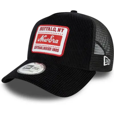 New Era Men's Ne Patch Cord Trucker New Era Black