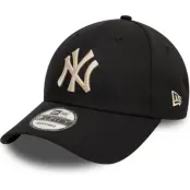 New Era Men's Nos League Ess 9forty New York Yankees Black/Stn