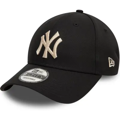 New Era Men's Nos League Ess 9forty New York Yankees Black/Stn