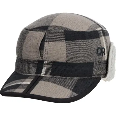 Outdoor Research Men's Yukon Cap Black/Pewter Plaid