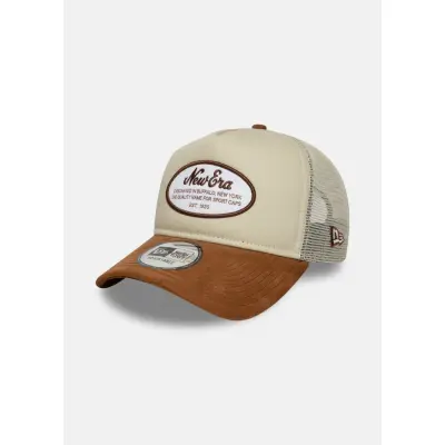 OVAL PATCH SUEDE TRUCKER NEWE