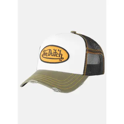 Oval Patch Sum Trucker Black/W