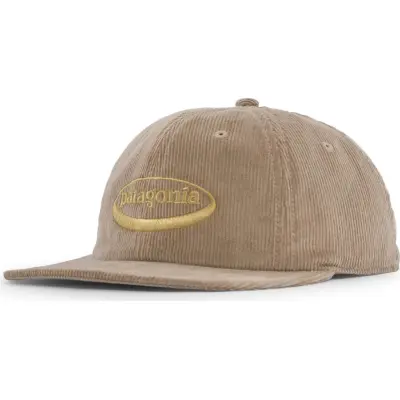 Patagonia Corduroy Cap '95 Oval Logo: Seabird Grey
