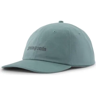 Patagonia Graphic Trad Cap Text Logo: Blue Sage