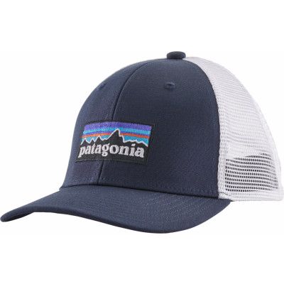Patagonia Kids' Trucker Hat P-6 Logo: Navy Blue