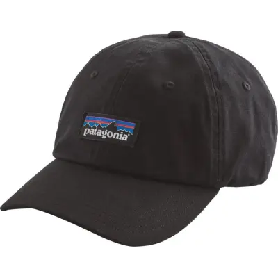 Patagonia P-6 Label Trad Cap Black (2019)