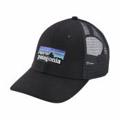 Patagonia P-6 Logo LoPro Trucker Hat Black