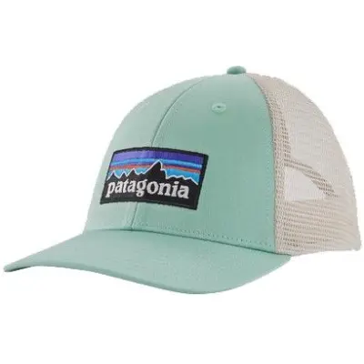 Patagonia P-6 Logo LoPro Trucker Hat Gypsum Green