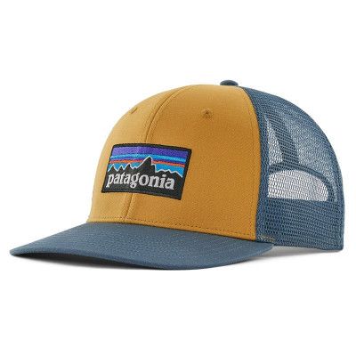 Patagonia P-6 Logo LoPro Trucker Hat Pufferfish Gold