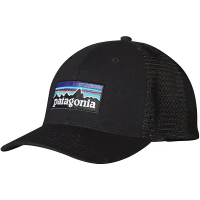 Patagonia P-6 Logo Trucker Hat Black (2021)