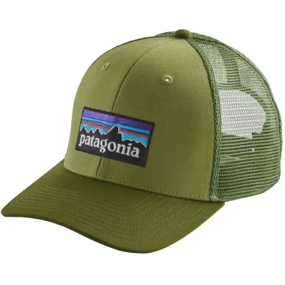 Patagonia P-6 Logo Trucker Hat Crag Green