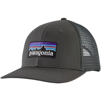 Patagonia P-6 Logo Trucker Hat Forge Grey