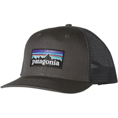 Patagonia P-6 Logo Trucker Hat Forge Grey (2020)