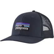 Patagonia P-6 Logo Trucker Hat Navy Blue