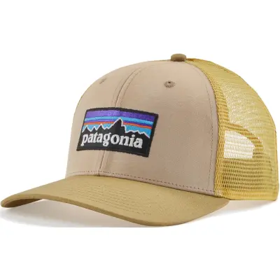 Patagonia P-6 Logo Trucker Hat Oar Tan